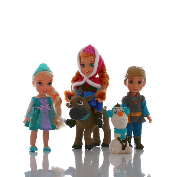 Игровой набор из серии Холодное Сердце - Принцессы Дисней, 5 кукол, 15 см.  